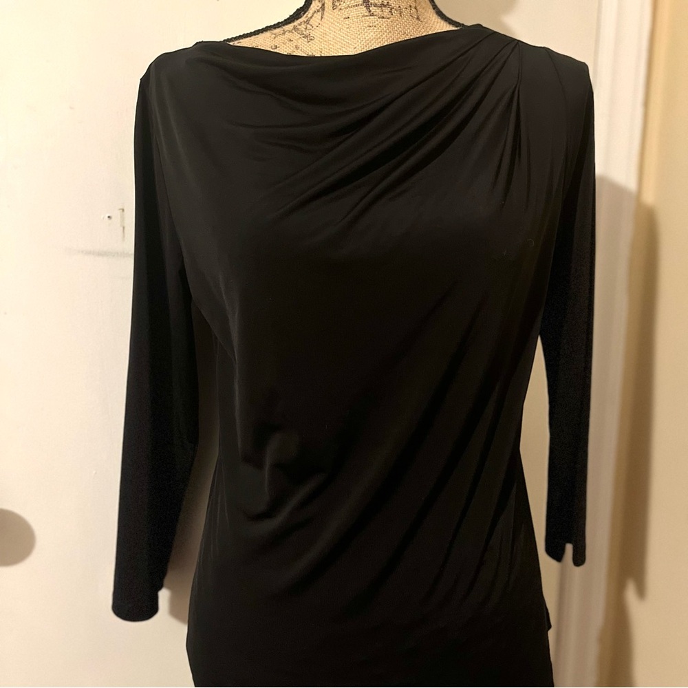 Jones Wear - Classic Black Long Sleeve Top